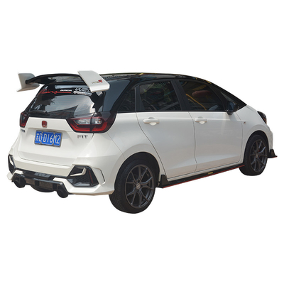 2018-2021 Honda Fit কার্বন ফাইবার ফ্রন্ট বাম্পার লিপস গার্ড বডি কিট 3Pcs